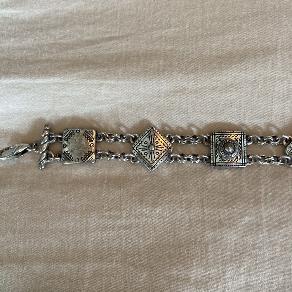 Brighton- Necklace and bracelet set ( silver in color) - Picture 5 of 7